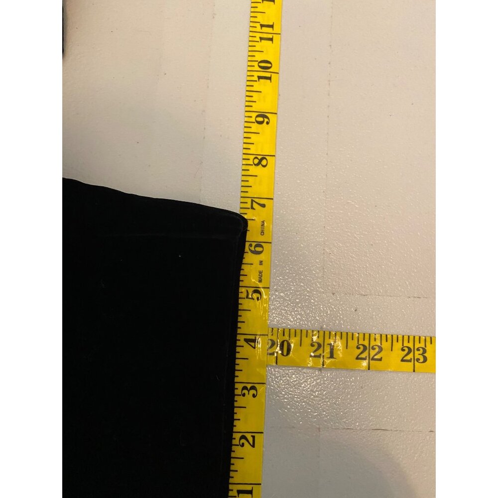 Vintage Lord & Taylor Black Velvet High-Waisted Pants USA Size 6 - Picture 8 of 8
